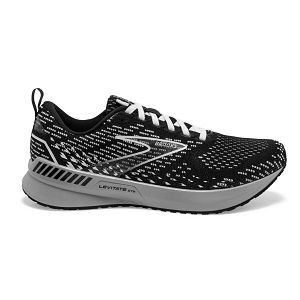 Brooks Levitate GTS 5 Road Running Shoes - Womens, Black/Grey/White | IE-QOH041956